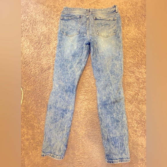 BP (BE RESPONSIBLE) MEN’s DISTRESSED STRAIGHT LEG DENIM BLUE JEANS - Picture 8 of 11